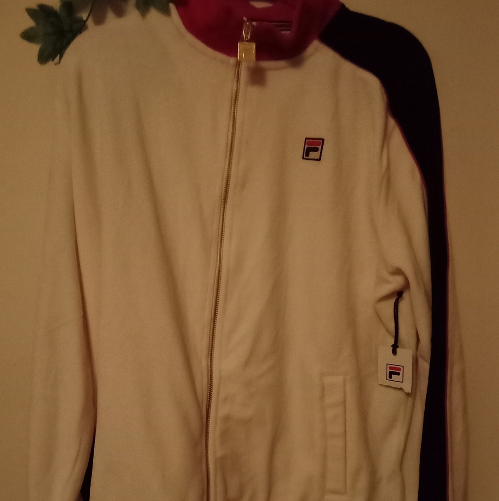 Fila Women's Velour Jacket Size XL
